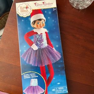 Brand new purple sequins elf on the shelf dress